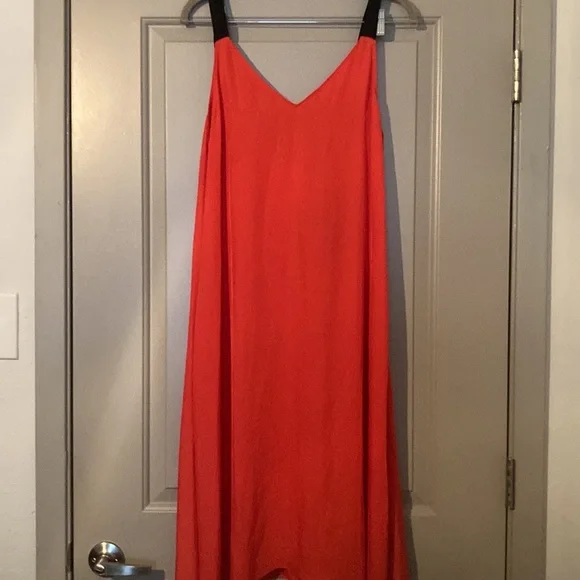 Rag & Bone| Red Zoe Asymmetric Shift Dress| Sz S|P - Picture 3 of 9